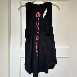 Pure Barre - black tank, size S